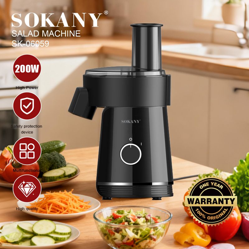 قطاعة خضروات سوكاني 6×1 بقدرة 200 وات موديل SK-06059
