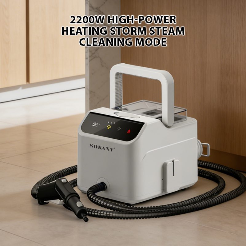 جهاز تنظيف بالبخار سوكاني ديجيتال 16×1 سعة 1.8 لتر 2200 وات موديل SK-13096