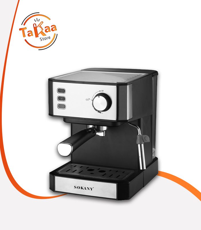 ماكينة قهوة اسبريسو سوكاني 1.5 لتر 850 وات 15 بار SK-04005