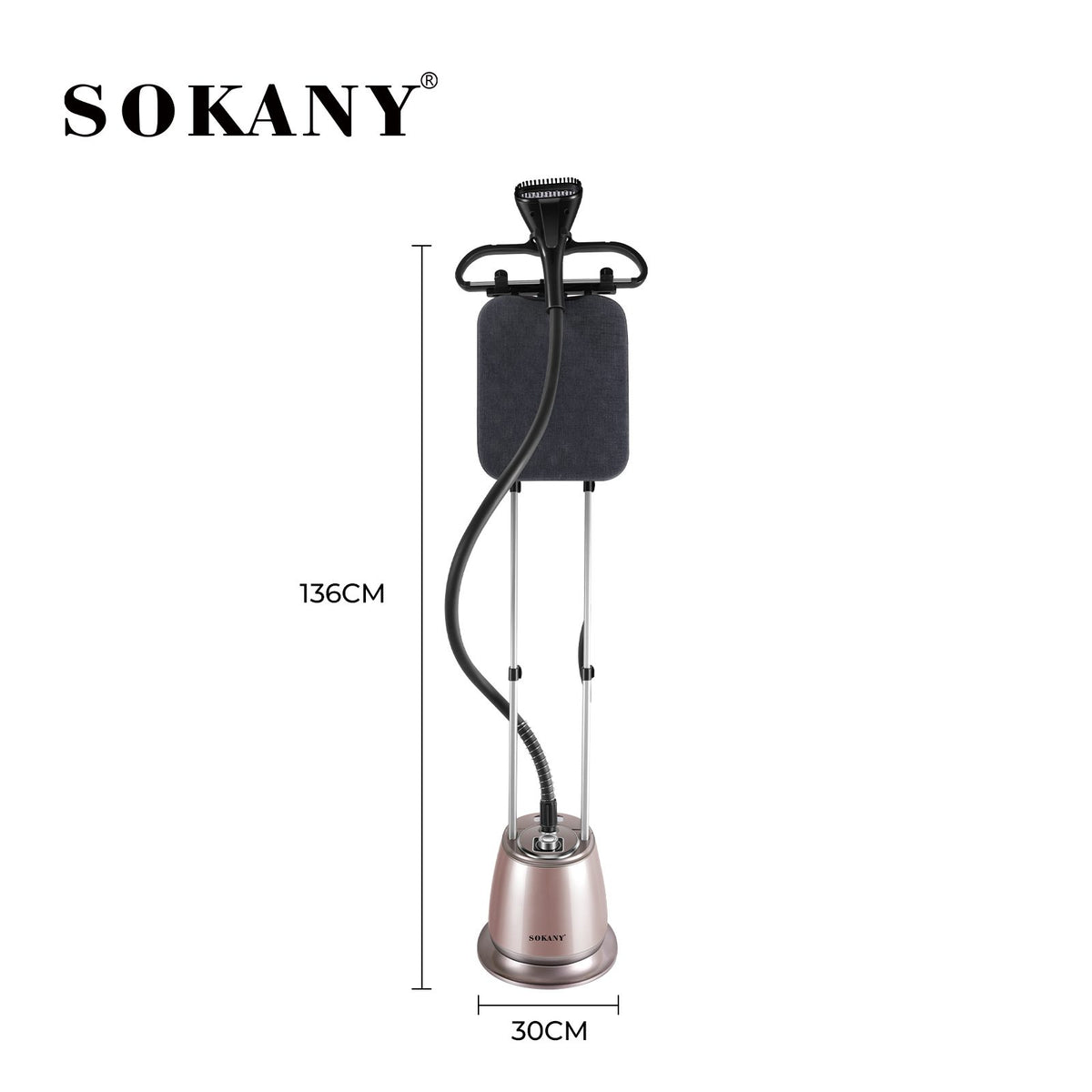 مكواة ملابس بخار سوكاني ستاند 2.2 لتر 2000 وات موديل SK-4013