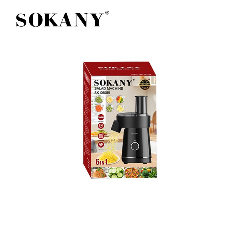 قطاعة خضروات سوكاني 6×1 بقدرة 200 وات موديل SK-06059