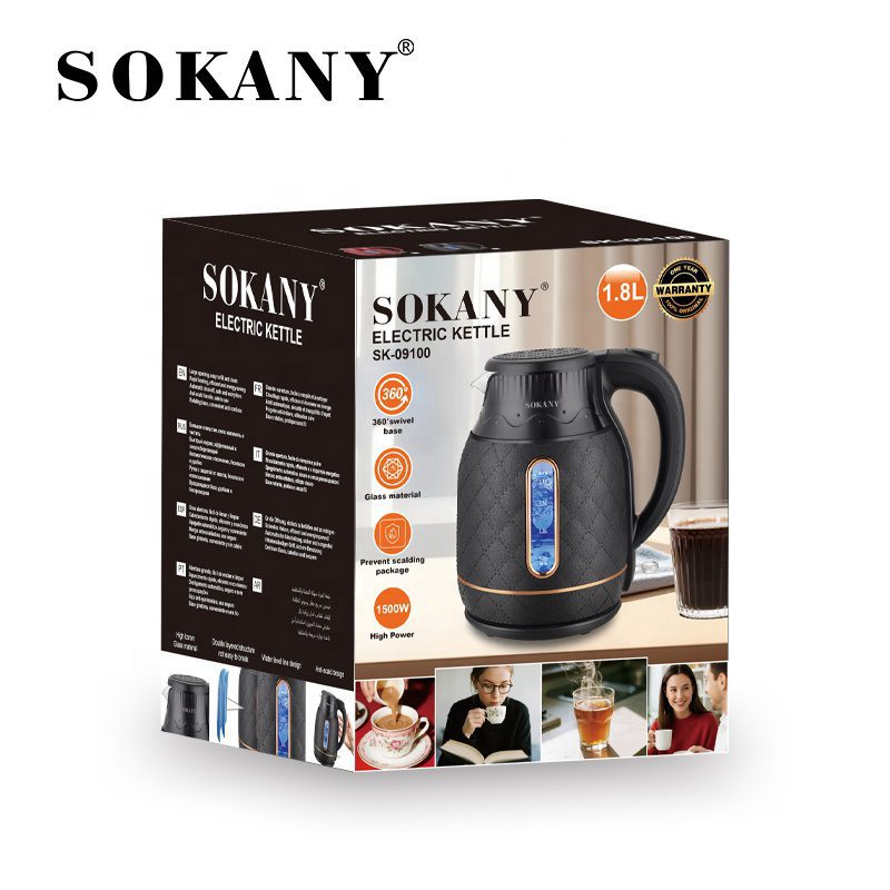 غلاية سوكاني سعة 1.8 لتر 1500 وات موديل SK-09100