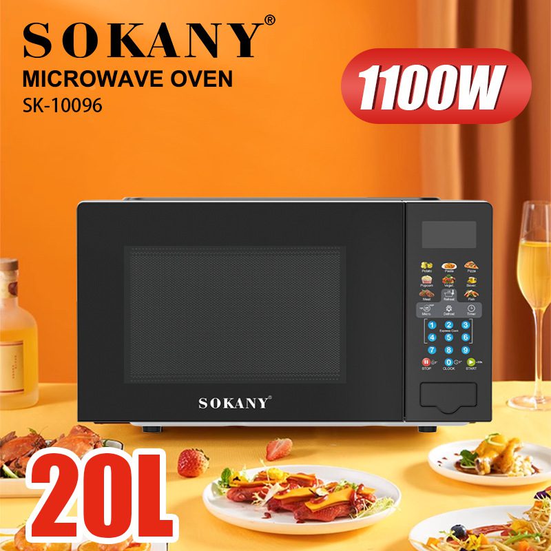 ميكروويف سوكاني ديجيتال تاتش سكرين 20 لتر 1100 وات موديل SK-10096