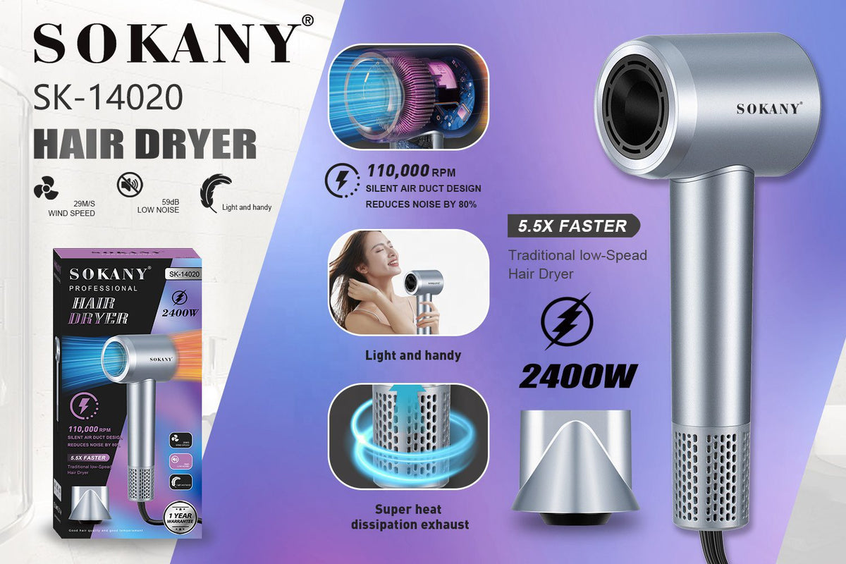 استشوار سوكاني 2400 وات موديل SK-14020