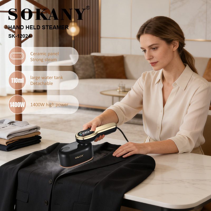 مكواة بخار ملابس هاند سوكاني تاتش 1400 وات سعة 110 مل موديل SK-12024