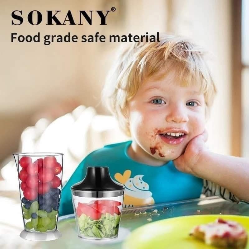 هاند بلندر سوكاني ستانلس ستيل 4×1 بقدرة 1000 وات موديل SK-758-4