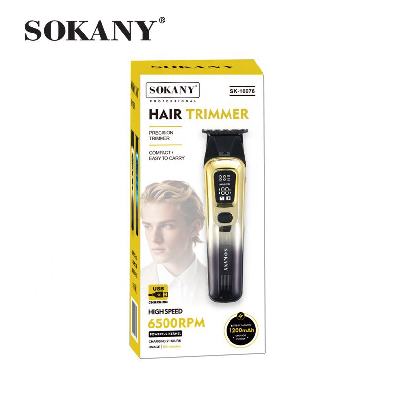 ماكينة حلاقة سوكاني ديچيتال شحن ببطارية 1200mAh موديل SK-16076