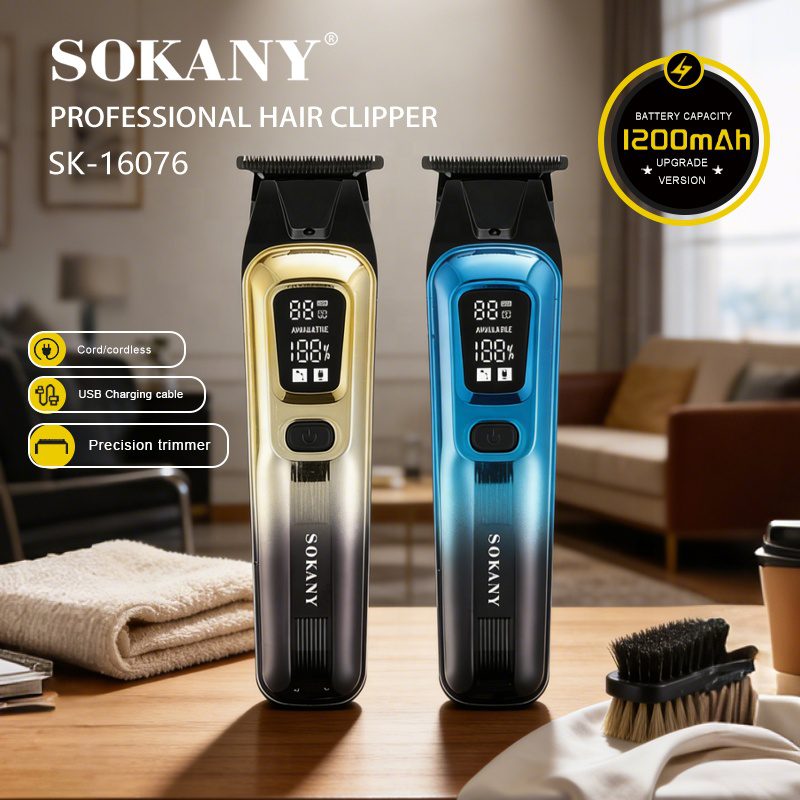 ماكينة حلاقة سوكاني ديچيتال شحن ببطارية 1200mAh موديل SK-16076