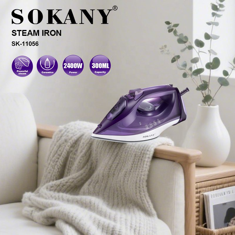 مكواة ملابس بخار سوكاني 300 مل 2400 وات موديل SK-11056