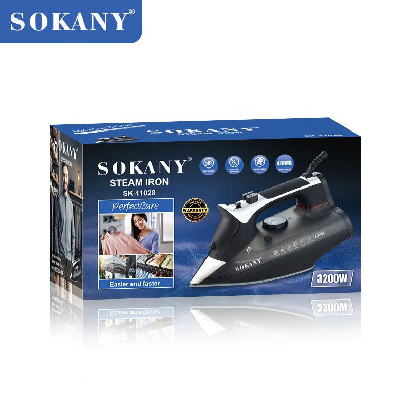 مكواة ملابس سوكاني 3200 وات سعة 400 مل موديل SK-11028