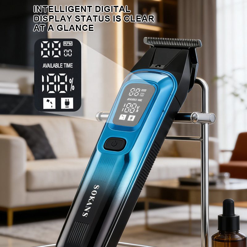 ماكينة حلاقة سوكاني ديچيتال شحن ببطارية 1200mAh موديل SK-16076