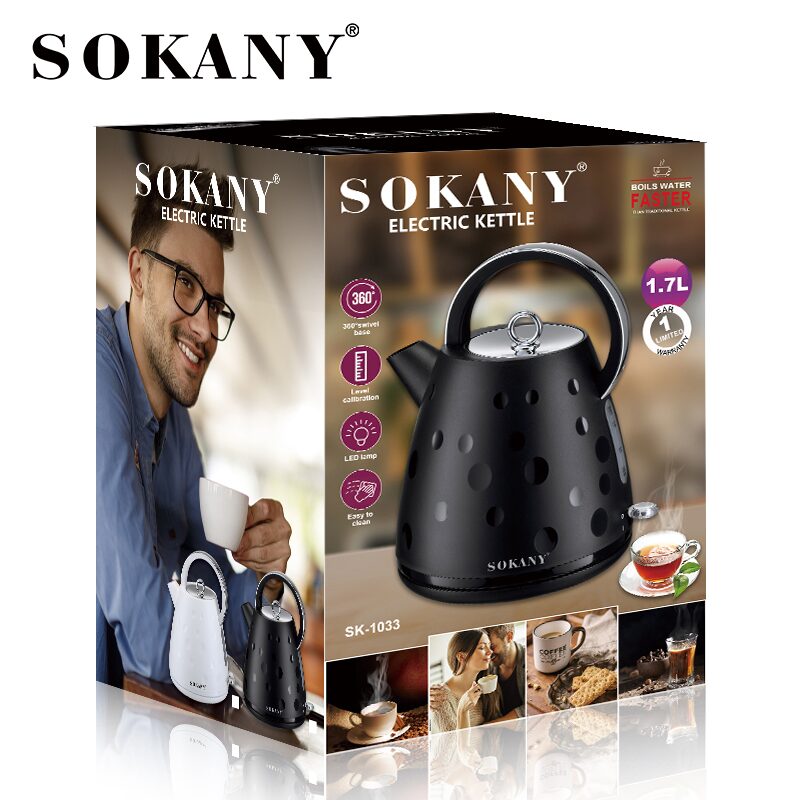غلاية سوكاني 1.7 لتر 2200 وات موديل SK-1033