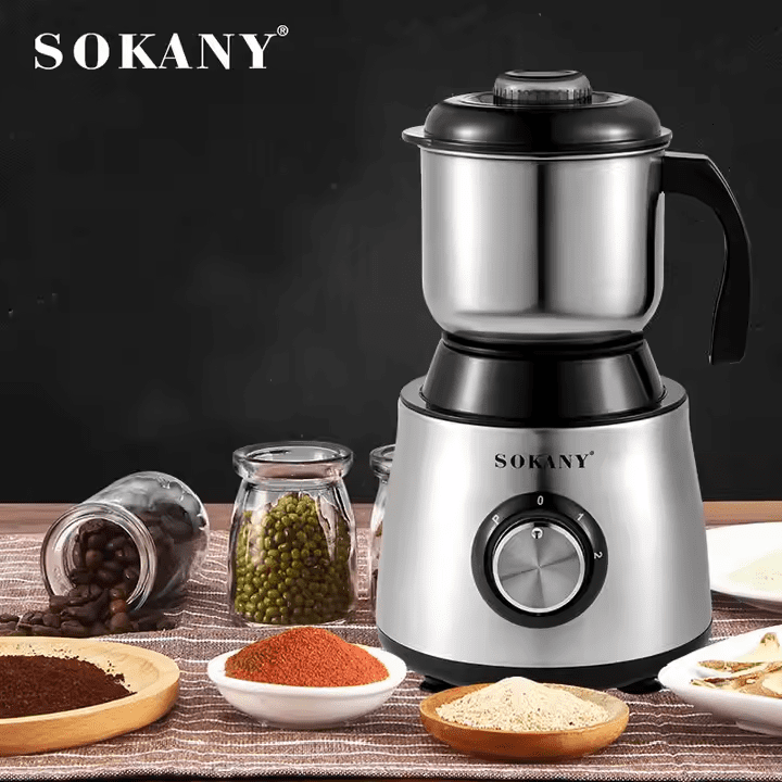 مطحنة توابل استنالس ستيل سوكاني 300 جرام 500 وات موديل SK-156