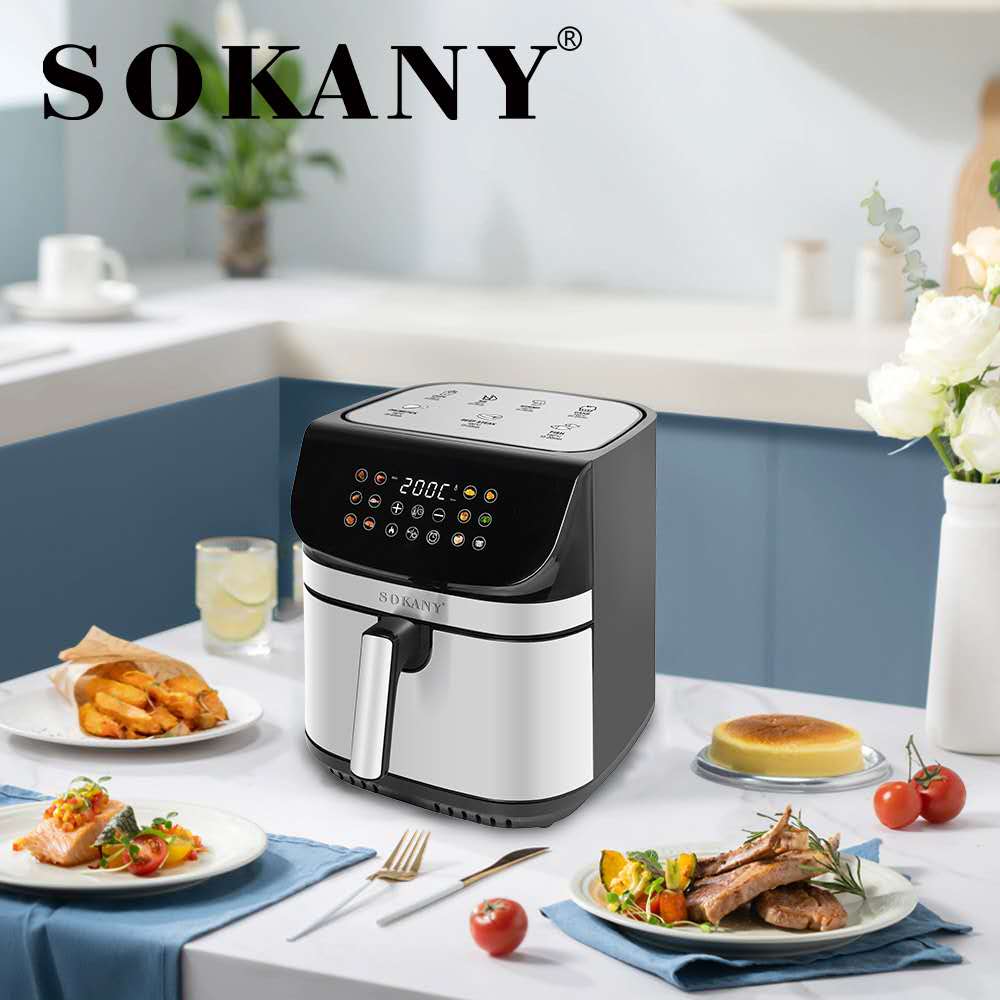 قلاية هوائية سوكاني ديجيتال 9 لتر 2200 وات 2 سخان موديل SK-10059N