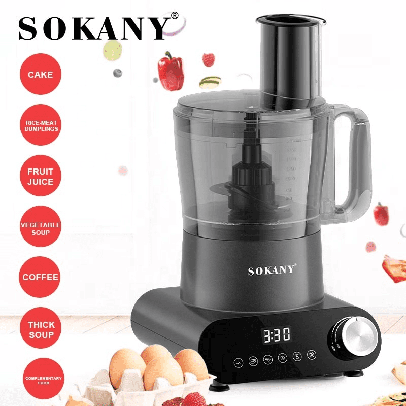 محضر طعام سوكاني ديجيتال 7×1 1500 وات 9 سرعات موديل SK-03063