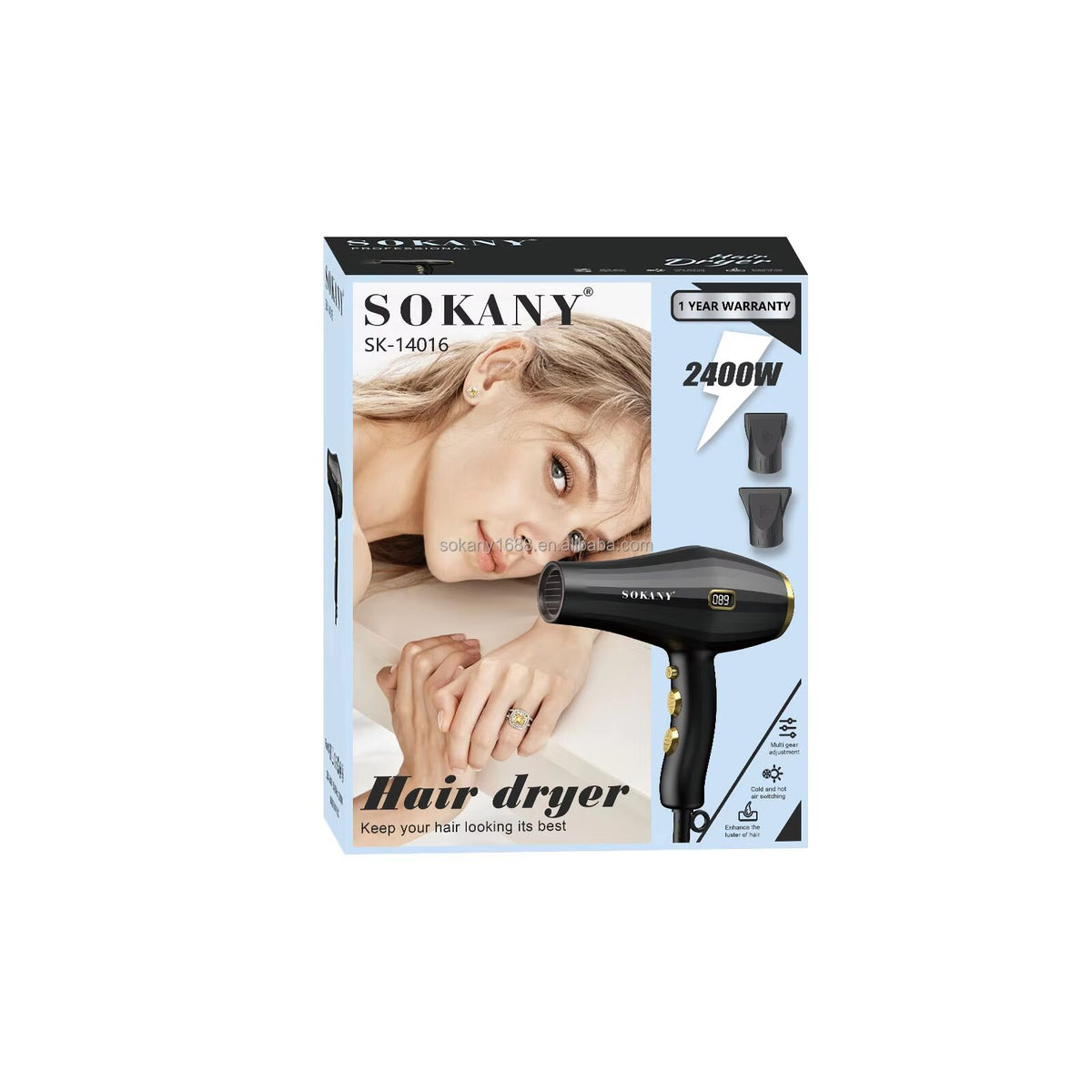 استشوار سوكاني 2400 وات موديل SK-14016