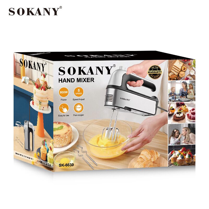 مضرب بيض سوكاني 800 وات 5 سرعات موديل SK-6630