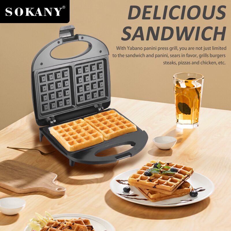 وافل ميكر سوكاني 800 وات موديل SK-BBQ-137