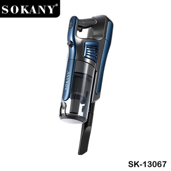 مكنسة سوكاني عمودية 2×1 شحن بقدرة 2200 وات سعة 1.2 لتر ببطارية 2200mAh موديل SK-13067
