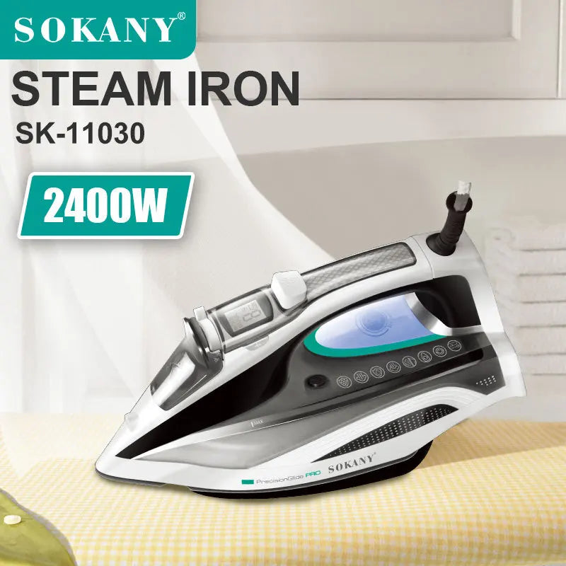 مكواة ملابس بخار ديچيتال سوكاني 350 مل 2400 وات موديل SK-11030