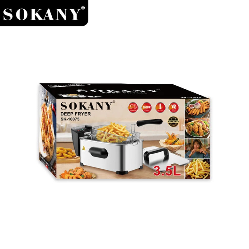قلاية زيت سوكاني 3.5 لتر2000 وات موديل SK-10075