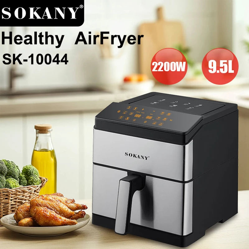 قلاية هوائية سوكاني ديجيتال 9.5 لتر 2200 وات موديل SK-10044