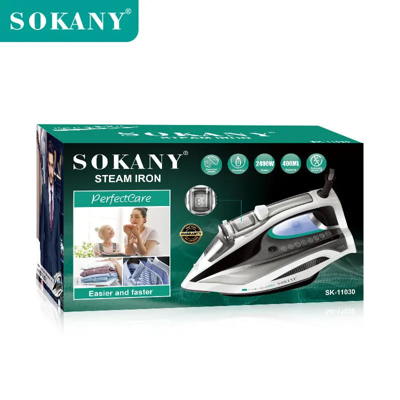 مكواة ملابس بخار ديچيتال سوكاني 350 مل 2400 وات موديل SK-11030