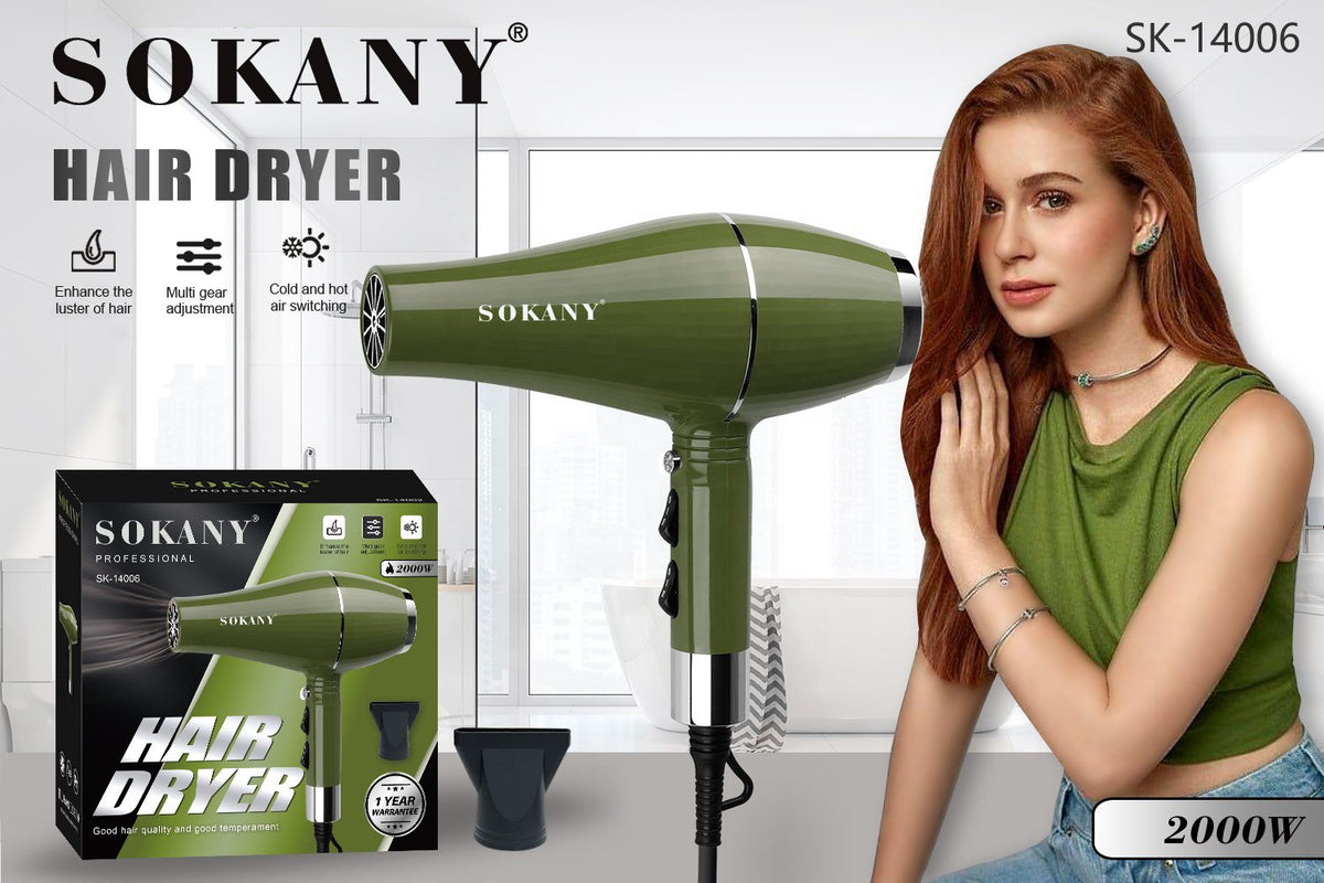 استشوار سوكانى 2000 وات+ ديفيوزر  SK-14006