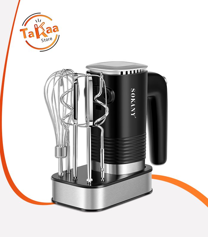 مضرب بيض سوكاني SK-02001 بقاعدة 3×1 بقدرة 800 وات و5 سرعات