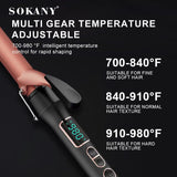 مكواة شعر سوكاني كيرلي ديچيتال مقاس 25 مم بدرجة حرارة 980°F موديل SK-673
