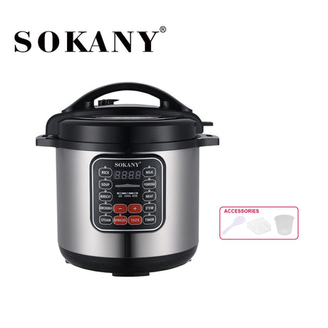 حلة ضغط ديجيتال سوكاني سعة 9 لتر 1200 وات موديل SK-2403