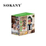 خلاط سوكاني 2×1 6000 وات سعة 2.5 لتر + مطحنه 15 سرعه موديل SK-777N