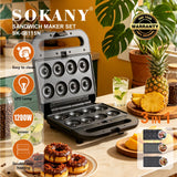 ساندوتش ميكر سوكاني 3 × 1 1200 وات SK-08115N