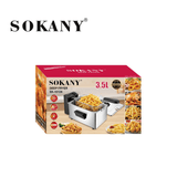 قلاية زيت سوكاني 3.5 لتر 2200 وات موديل SK-10128