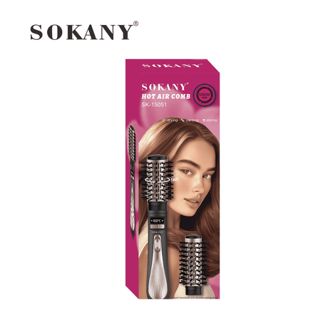 فرشة استشوار دوارة ديجيتال سوكاني 2×1 بقدرة 1200 وات موديل SK-15051