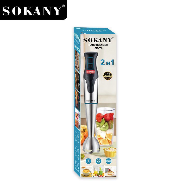 هاند بلندر سوكاني ستانلس ستيل مزود بكوب 1200 وات موديل SK-758