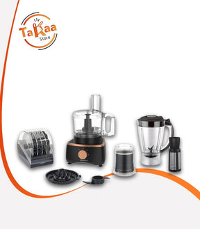 محضر طعام سوكاني SK-7040 – جميع الملحقات المعروضة بجانب الجهاز
