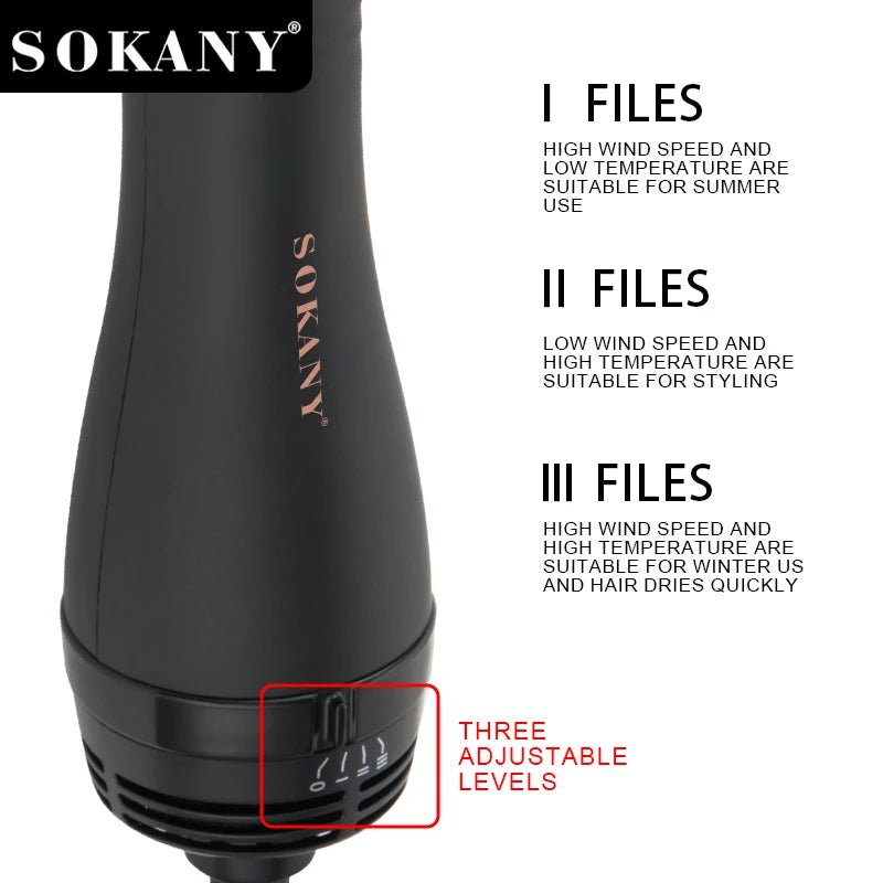 فرشة استشوار بمشط سوكاني 2×1 1200 وات موديل SK-15049