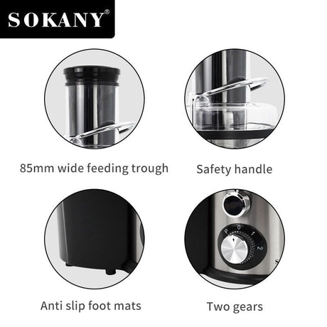 محضر عصائر سوكاني 1200 وات 4×1 موديل SK-191