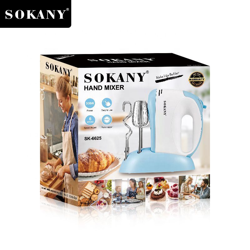 Sokany Egg Beater with Base 300W Model SK-6625