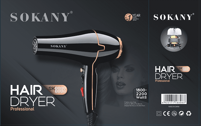 استشوار سوكاني 2600 وات موديل SK-8808