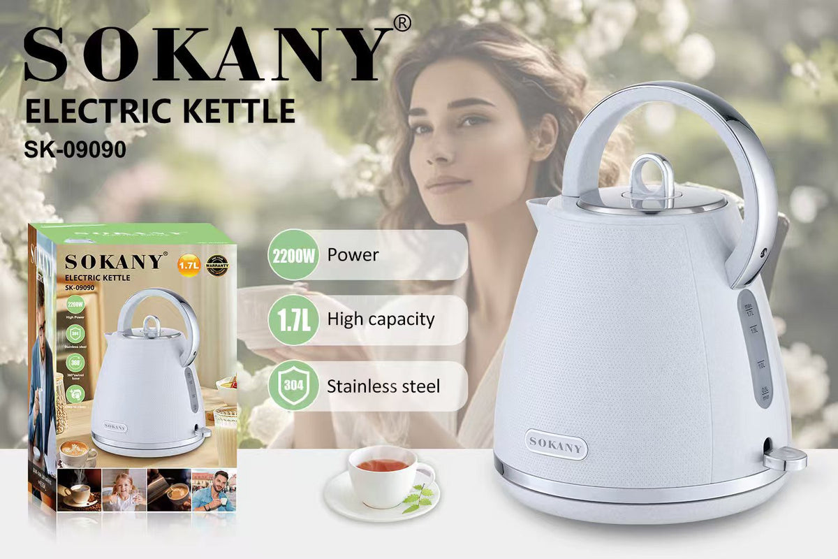 غلاية سوكاني سعة 1.7 لتر بقدرة 2200 وات موديل SK-09090