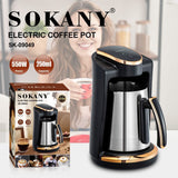 ماكينة قهوة تركي سوكاني 550 وات سعة 250 مل موديل SK-09049