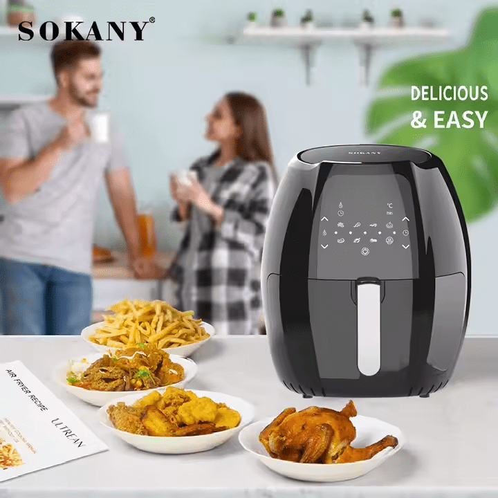 قلاية هوائية سوكاني ديجيتال 8 لتر 1800 وات موديل SK-8014