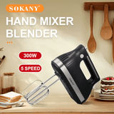 مضرب بيض سوكاني 300 وات 5 سرعات موديل SK-6632