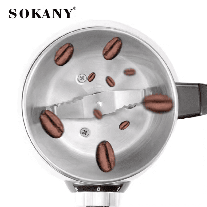 مطحنة توابل استنالس ستيل سوكاني 300 جرام 500 وات موديل SK-156