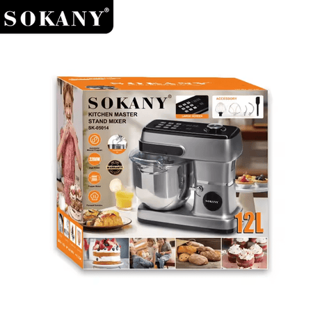 عجانة سوكاني ديچيتال رسومات + تايمر 12 لتر 2200 وات 9 سرعات موديل SK-05014