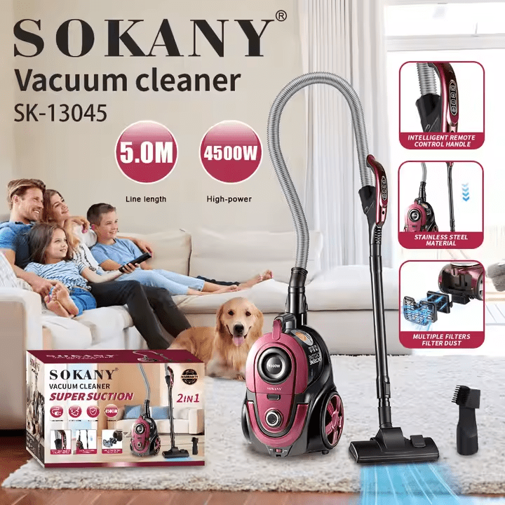 مكنسة سوكاني 2×1 سعة 3.5 لتر 4500 وات موديل SK-13045