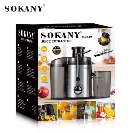 عصارة سوكاني  500 وات 2 سرعه  موديل SK-JK-175
