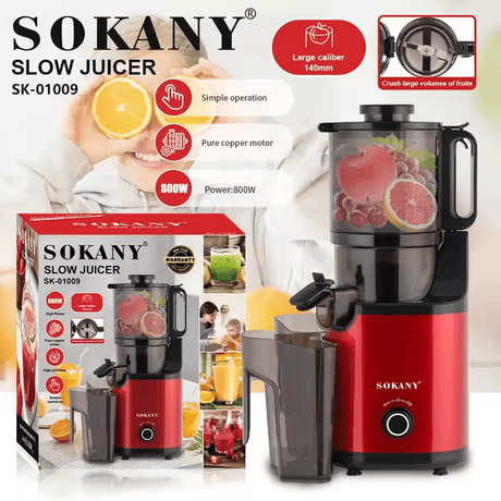 عصارة سوكاني بطيئة 800 وات موديل SK-01009